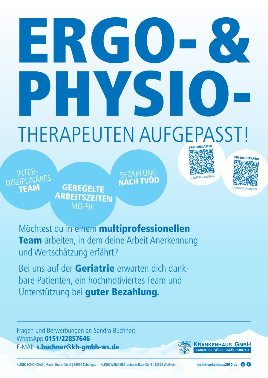 Ergo- und Physiotherapeuten gesucht